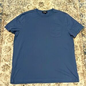 Express Blue Pocket t-shirt Size Large